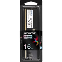 ADATA 16GB DDR5 RAM 4800MHz U-DIMM Desktop Memory - CL40 ECC ADATA 16GB DDR5 RAM 4800MHz U-DIMM Desktop Memory - CL40 ECC